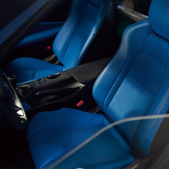 Blue interior on the driver and passenger side of the 2024 Nissan Z