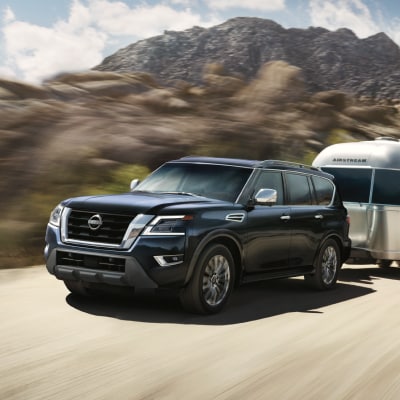 Nissan Armada for camping and towing