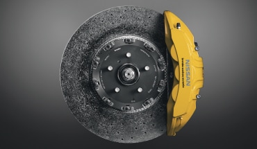 2024 Nissan GT-R Nissan/Brembo carbon ceramic braking system.