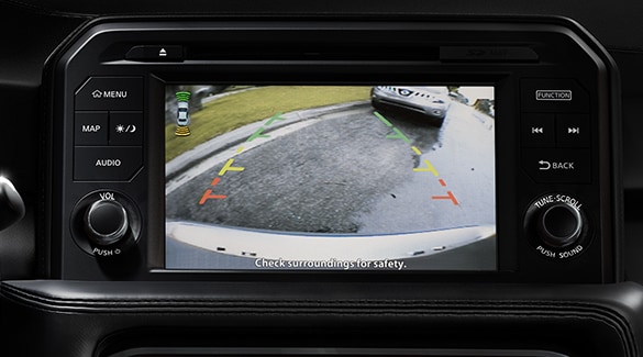 Nissan GT-R RearView Monitor display.