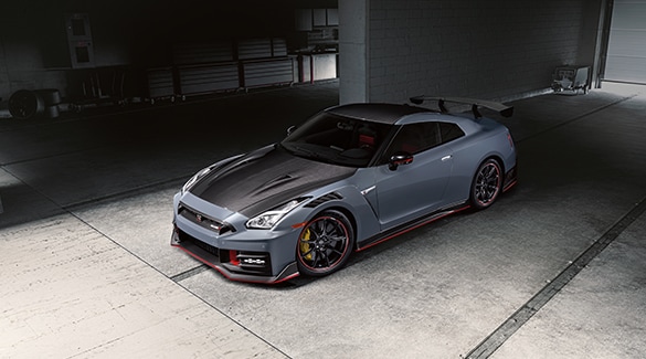 2024 Nissan GT-R NISMO on a parking apron.