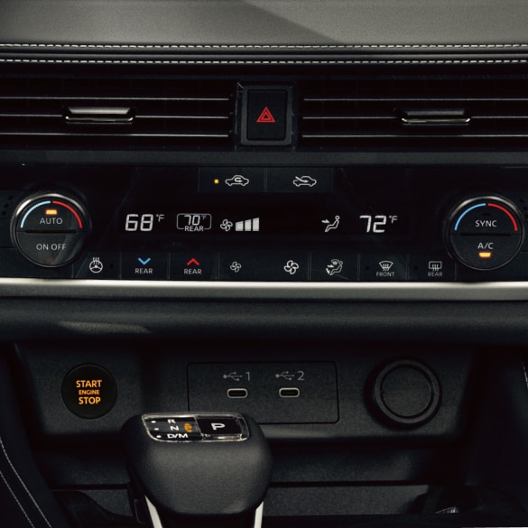2024 Nissan Rogue temperature control feature