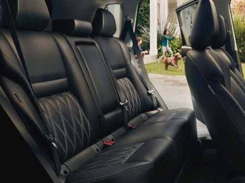 Luxurious leather seats of 2024 Nissan Rogue