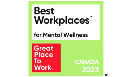 Nissan Canada Best Workplaces for Mental Wellness 2023 certification